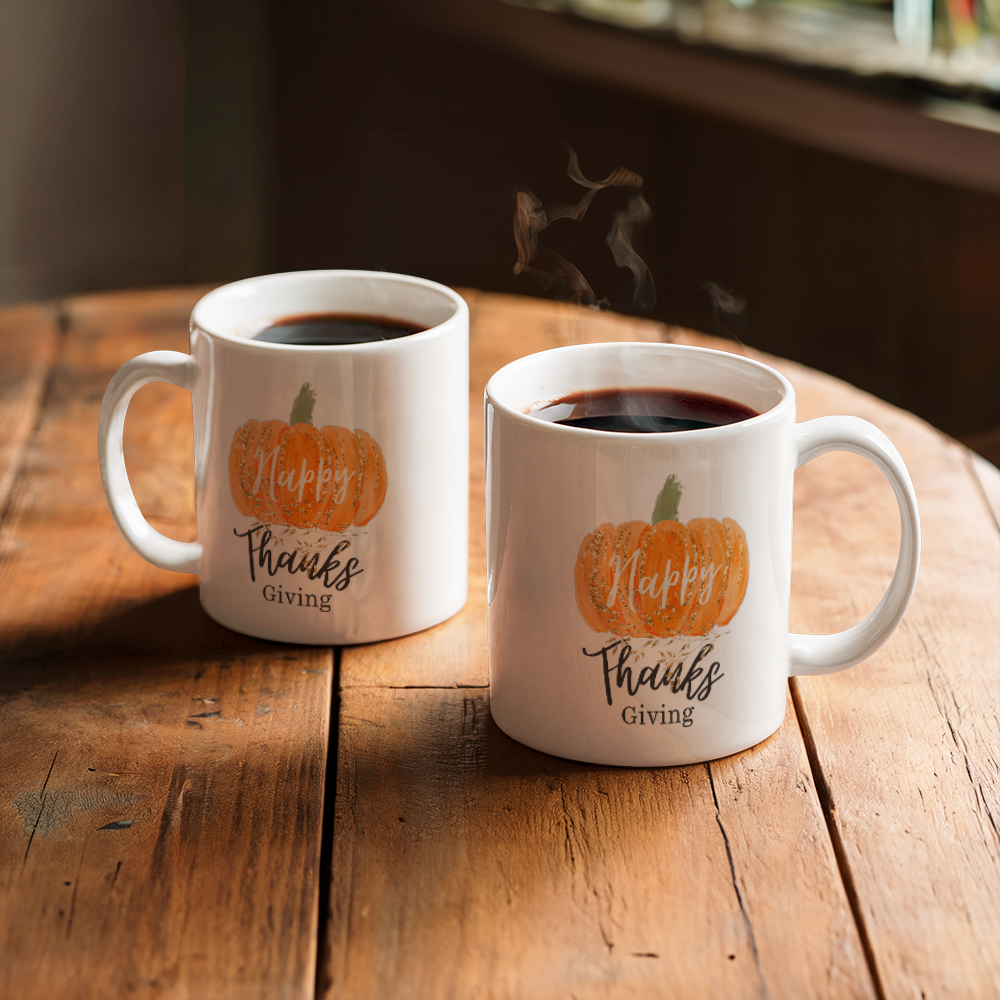 Thanksgiving | custom-made ceramic mug