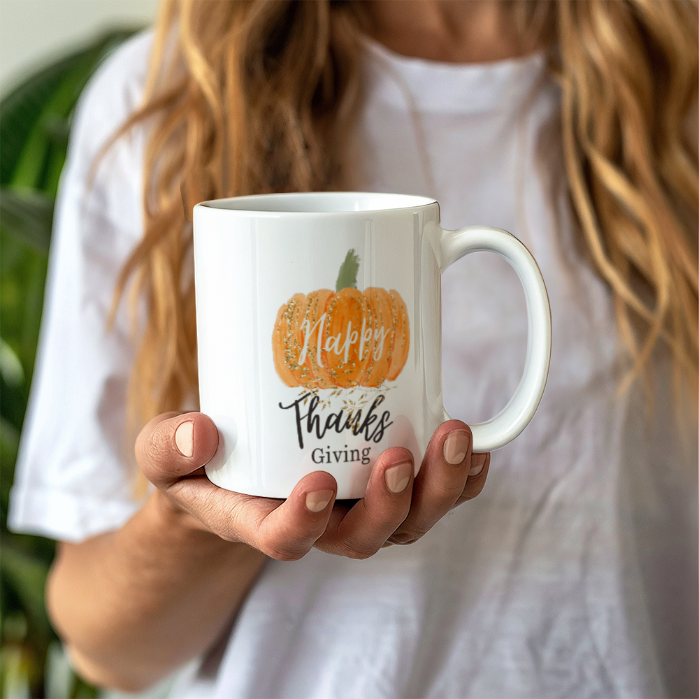 Thanksgiving | custom-made ceramic mug