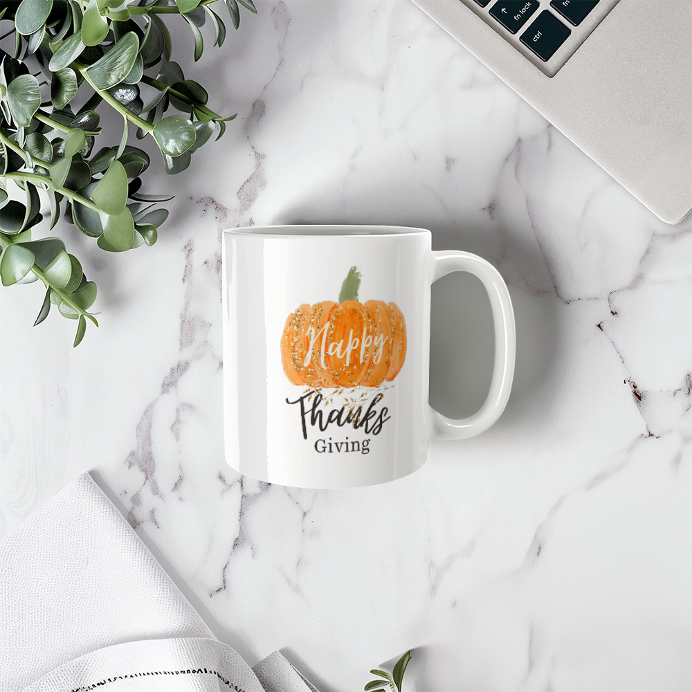 Thanksgiving | custom-made ceramic mug