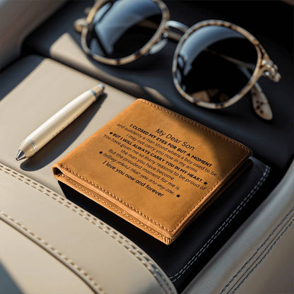 For Son | Graphic Leather Wallet