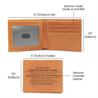 For Son | Graphic Leather Wallet