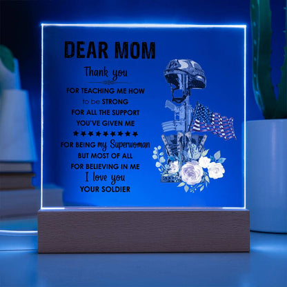 For Mom | Printed Square Acrylic Plaque