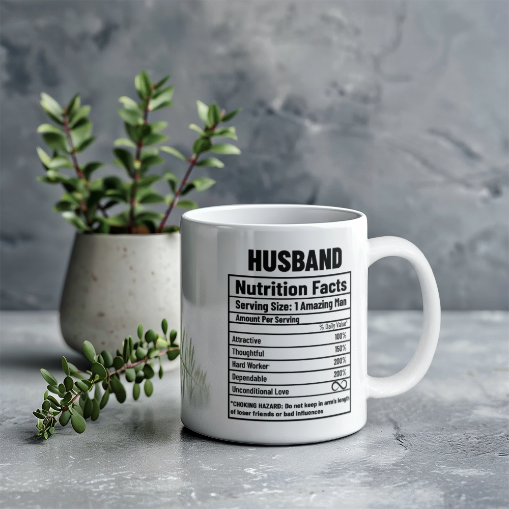 For Husband | custom-made ceramic mug