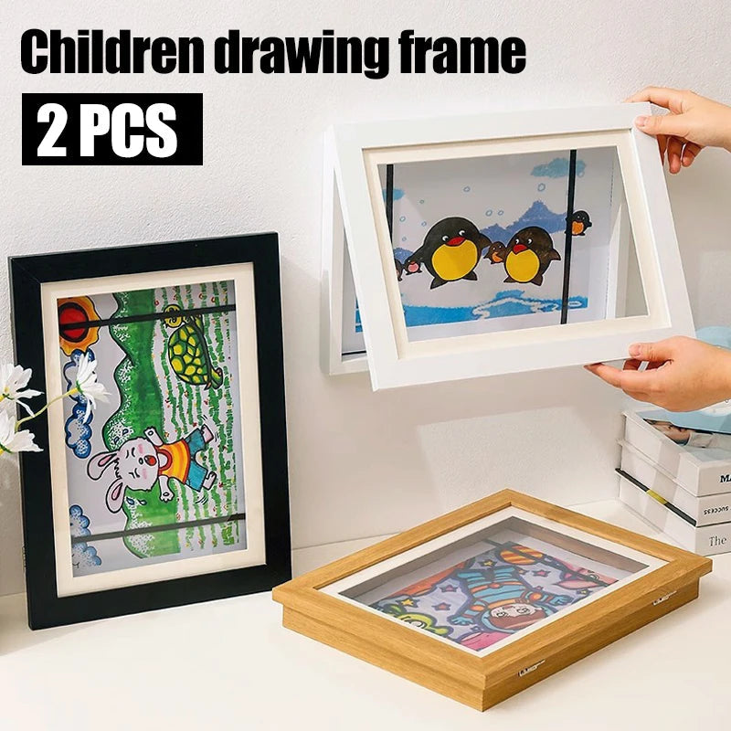 Kids Magnetic Art Display Frame