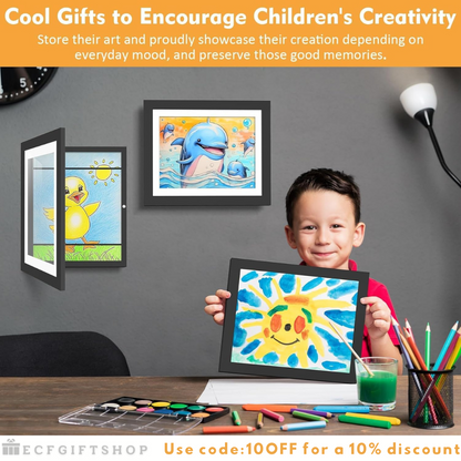 Kids Magnetic Art Display Frame